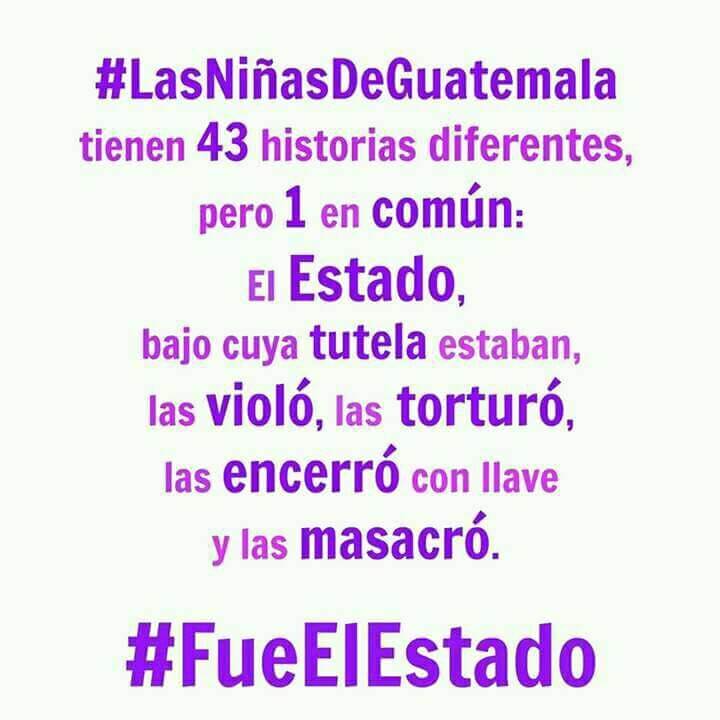 Niñas y adolescentes en Guatemala murieron por negligencia del Estado