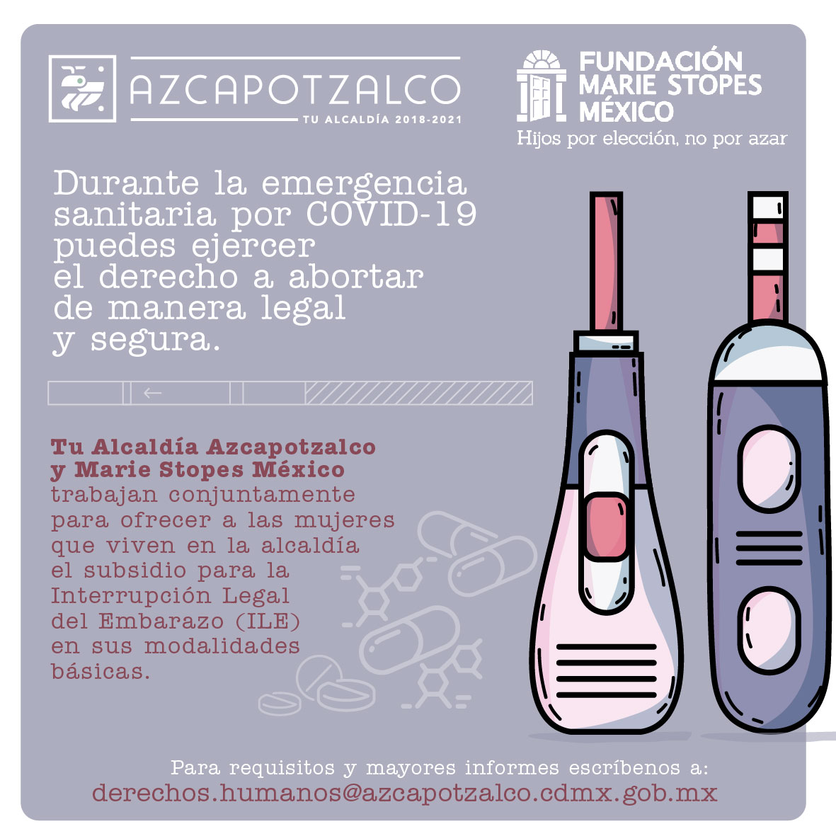 ¿Necesitas una ILE? Marie Stopes Azcapotzalco te respalda.