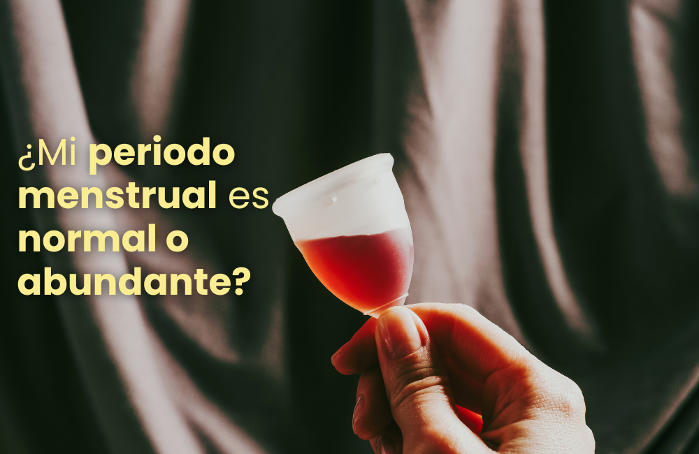 ¿Mi periodo menstrual es normal o abundante?